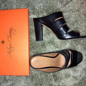 Leather Mule Heels